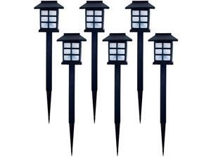Pure Garden Outdoor Lantern Solar Landscaping Lights - Set of 6 Pure Garden Outdoor Lantern Solar Landscaping Lights - Set of 6