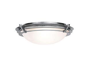 Access Lighting Saturn Flush - 1 Light Brushed Steel Finish w/ Frosted Glass Brushed Steel Flush Mounts Access Lighting Saturn Flush - 1 Light Brushed Steel Finish w/ Frosted Glass Brushed Steel Flush Mounts