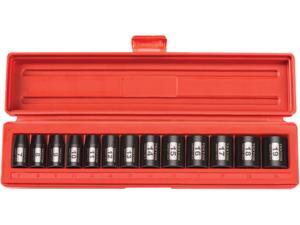 TEKTON 47916 3/8 in. Drive Shallow Impact Socket Set (7-19mm) 12 pt. Cr-V TEKTON 47916 3/8 in. Drive Shallow Impact Socket Set (7-19mm) 12 pt. Cr-V