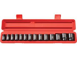 TEKTON 48161 1/2 in. Drive Shallow Impact Socket Set (3/8 in.-1-1/4 in. ) 12 pt. Cr-V TEKTON 48161 1/2 in. Drive Shallow Impact Socket Set (3/8 in.-1-1/4 in. ) 12 pt. Cr-V