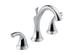 Delta 3592LF Addison 8 in. Widespread 2-Handle High-Arc Bathroom Faucet in Chrom Delta 3592LF Addison 8 in. Widespread 2-Handle High-Arc Bathroom Faucet in Chrom
