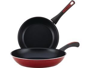 Paula Deen Riverbend Aluminum Nonstick Twin Pack 2-Piece 9-1/4-Inch and 11-1/2-Inch Skillet Set Paula Deen Riverbend Aluminum Nonstick Twin Pack 2-Piece 9-1/4-Inch and 11-1/2-Inch Skillet Set