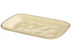 Rachael Ray Cucina Dinnerware 8 in. x 12 in. Stoneware Rectangular Platter in Almond Cream Rachael Ray Cucina Dinnerware 8 in. x 12 in. Stoneware Rectangular Platter in Almond Cream