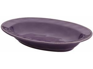 Rachael Ray Cucina Dinnerware 12 in. Stoneware Oval Serving Bowl in Lavender Purple Rachael Ray Cucina Dinnerware 12 in. Stoneware Oval Serving Bowl in Lavender Purple