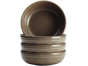 Rachael Ray Cucina Dinnerware 4-Piece Stoneware Fruit Bowl Set in Mushroom Brown Rachael Ray Cucina Dinnerware 4-Piece Stoneware Fruit Bowl Set in Mushroom Brown