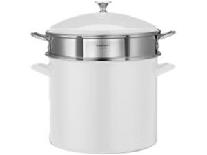 Cuisinart 3-Piece 12-Quart Stockpot/Steaming Set, White Cuisinart 3-Piece 12-Quart Stockpot/Steaming Set, White