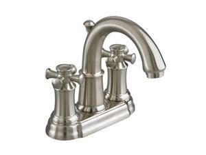 American Standard 7420.221.295 Euro Modern 4" Centerset Portsmouth Two-Handle Centerset Lav Faucet Satin Nickel American Standard 7420.221.295 Euro Modern 4" Centerset Portsmouth Two-Handle Centerset Lav Faucet Satin Nickel