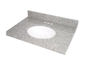 Pegasus 25664 Montero Granite Granite 25" Granite Vanity Top with White Bowl and 8" Spread Pegasus 25664 Montero Granite Granite 25" Granite Vanity Top with White Bowl and 8" Spread