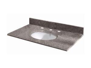 Pegasus 37603 37-Inch Napoli Granite Vanity Top with White Bowl and 8-Inch Spread Pegasus 37603 37-Inch Napoli Granite Vanity Top with White Bowl and 8-Inch Spread