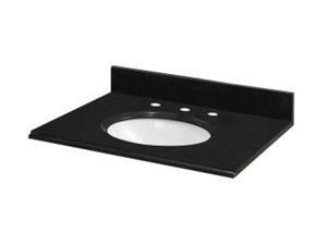 Pegasus 37684 37-Inch Granite Vanity Top with White Bowl and 8-Inch Spread Pegasus 37684 37-Inch Granite Vanity Top with White Bowl and 8-Inch Spread