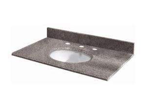 Pegasus 49603 49-Inch Napoli Granite Vanity Top with White Bowl and 8-Inch Spread Pegasus 49603 49-Inch Napoli Granite Vanity Top with White Bowl and 8-Inch Spread