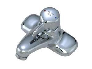 SYMMONS S-60-H Scot Metering Faucet, Brass, Chr, 6-7/10 in SYMMONS S-60-H Scot Metering Faucet, Brass, Chr, 6-7/10 in