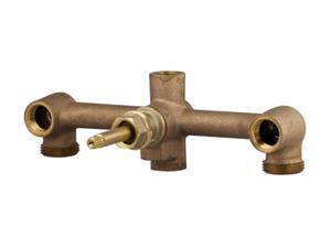 Pfister 01-31XA 8" Fixed Brass 3-Handle Valve Body Pfister 01-31XA 8" Fixed Brass 3-Handle Valve Body