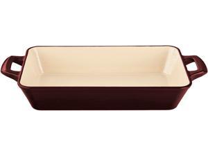 La Cuisine 13 x 8 x 2 1/2 (Medium) Deep Roasting Pan with 2 Handles La Cuisine 13 x 8 x 2 1/2 (Medium) Deep Roasting Pan with 2 Handles