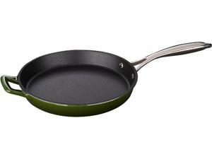 La Cuisine 10.00" Round Fry Pan w/ Handle, Cast Iron La Cuisine 10.00" Round Fry Pan w/ Handle, Cast Iron