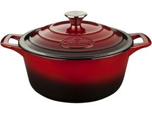 La Cuisine 3.7 QT Round Casserole, Cast Iron La Cuisine 3.7 QT Round Casserole, Cast Iron