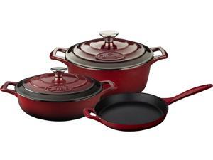 La Cuisine 5 pc set, 3.75QT Saute w/lid, 6.5QT Round w/lid, 10" Fry Pan La Cuisine 5 pc set, 3.75QT Saute w/lid, 6.5QT Round w/lid, 10" Fry Pan