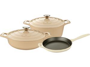 La Cuisine 5 pc set, Pro Range 3.75QT Saute w/lid, 6.5QT Round w/lid, 10" Fry Pan La Cuisine 5 pc set, Pro Range 3.75QT Saute w/lid, 6.5QT Round w/lid, 10" Fry Pan