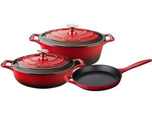 La Cuisine 5 pc set, 3.75QT Saute w/lid, 6.75QT Oval w/lid, 10" Fry Pan La Cuisine 5 pc set, 3.75QT Saute w/lid, 6.75QT Oval w/lid, 10" Fry Pan