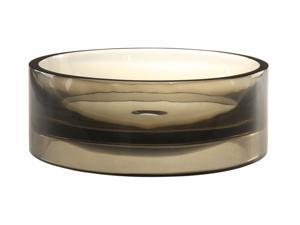 Decolav 2806-SHA Round Above Counter Resin Lavatory in Shadow Decolav 2806-SHA Round Above Counter Resin Lavatory in Shadow