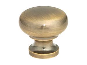 Giagni KB-6BR-7 1-1/4" Round Knob- Antique Brass Giagni KB-6BR-7 1-1/4" Round Knob- Antique Brass