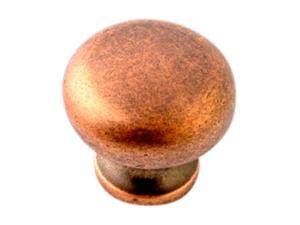 Giagni KB-6BR-TC 1-1/4" Round Knob - Tumbled Copper Giagni KB-6BR-TC 1-1/4" Round Knob - Tumbled Copper