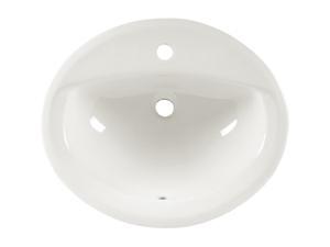 American Standard 0475.047.020 Aqualyn Self Rimming Countertop Sink With Center Hole Only, Tapered Edges American Standard 0475.047.020 Aqualyn Self Rimming Countertop Sink With Center Hole Only, Tapered Edges