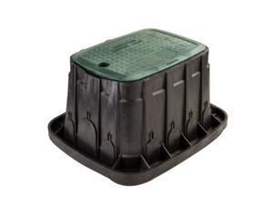Rain Bird 12" Rectangular Valve Box - Green Lid Rain Bird 12" Rectangular Valve Box - Green Lid