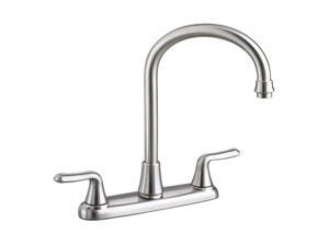 American Standard 4275.550.075 Colony Soft Two-Handle Gooseneck Kitchen Faucet Stainless Steel American Standard 4275.550.075 Colony Soft Two-Handle Gooseneck Kitchen Faucet Stainless Steel