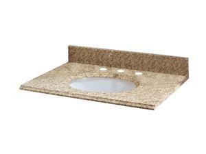 Pegasus 49992 49" Granite Vanity Top w/ White Bowl and 8" Spread Pegasus 49992 49" Granite Vanity Top w/ White Bowl and 8" Spread