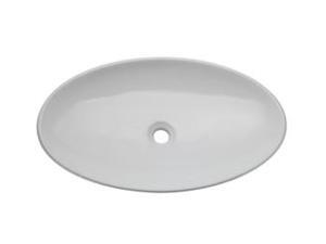 Decolav 1448-CWH Classically Redefined Oval Vitreous China Above Counter Lavatory, Ceramic White Decolav 1448-CWH Classically Redefined Oval Vitreous China Above Counter Lavatory, Ceramic White