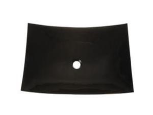 Decolav 2800-OBS 24" Above Counter Resin Lavatory, Obsidian Decolav 2800-OBS 24" Above Counter Resin Lavatory, Obsidian