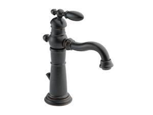DELTA 555LF-RB 4" Centerset Victorian Single Handle Lavatory Faucet Venetian Bronze DELTA 555LF-RB 4" Centerset Victorian Single Handle Lavatory Faucet Venetian Bronze