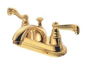 Pegasus F50B8201PBV 4" Centerset 5000 Series Two-Handle Lavatory Faucet Polished Brass Pegasus F50B8201PBV 4" Centerset 5000 Series Two-Handle Lavatory Faucet Polished Brass