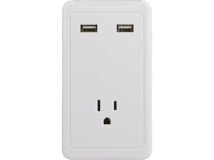 GE 13471 1-Outlet Wall Tap with 2 USB Ports GE 13471 1-Outlet Wall Tap with 2 USB Ports