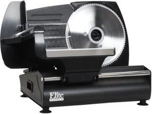 MaxiMatic EMT-503B Elite Gourmet 130-Watt Die-Cast-Aluminum Electric Food Slicer, Black MaxiMatic EMT-503B Elite Gourmet 130-Watt Die-Cast-Aluminum Electric Food Slicer, Black