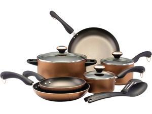 Paula Deen 21458 11- Piece Signature Dishwasher Safe Nonstick Cookware Set, Copper Paula Deen 21458 11- Piece Signature Dishwasher Safe Nonstick Cookware Set, Copper