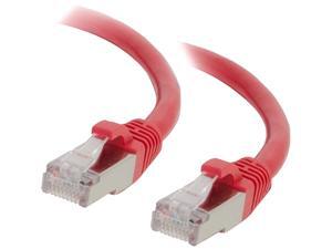 C2G / Cables to Go 00842 Cat6 Snagless Shielded (STP) Network Patch Cable, Red (1 Foot/0.30 Meters) C2G / Cables to Go 00842 Cat6 Snagless Shielded (STP) Network Patch Cable, Red (1 Foot/0.30 Meters)