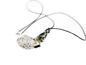W3 Plus W3- J0007 Sharp Design Crystal Charm USB 2.0 Drive - 4GB W3 Plus W3- J0007 Sharp Design Crystal Charm USB 2.0 Drive - 4GB