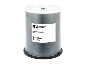 Verbatim 700MB 52X CD-R Inkjet Printable 100 Packs Disc Model 95251 Verbatim 700MB 52X CD-R Inkjet Printable 100 Packs Disc Model 95251