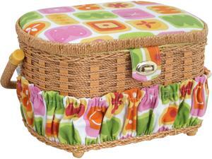 Michley Sewing Basket with 41 Pcs Sewing Kit FS-095 Michley Sewing Basket with 41 Pcs Sewing Kit FS-095