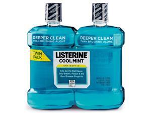 Cool Mint Listerine Antiseptic Mouthwash (2 X 1.5lt) Cool Mint Listerine Antiseptic Mouthwash (2 X 1.5lt)