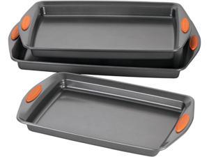 Rachael Ray 56524 Oven Lovin' Nonstick Bakeware 3-Piece Baking and Cookie Pan Set Rachael Ray 56524 Oven Lovin' Nonstick Bakeware 3-Piece Baking and Cookie Pan Set