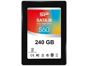 Silicon Power Slim S60 2.5" 240GB SATA III MLC Internal Solid State Drive (SSD) SP240GBSS3S60S25 Silicon Power Slim S60 2.5" 240GB SATA III MLC Internal Solid State Drive (SSD) SP240GBSS3S60S25