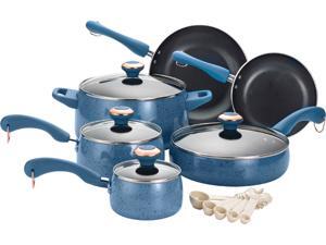 Paula Deen 15-pc. Nonstick Signature Porcelain Cookware Set, Blueberry Speckle Paula Deen 15-pc. Nonstick Signature Porcelain Cookware Set, Blueberry Speckle
