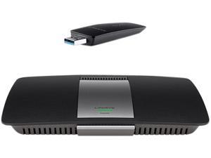 Linksys Ea6500 Ac1750 Dual-Band Smart Wi-Fi Wireless Router With Linksys Wusb630 Linksys Ea6500 Ac1750 Dual-Band Smart Wi-Fi Wireless Router With Linksys Wusb630