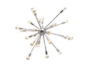 Zuo Modern Physics Ceiling Lamp Chrome Zuo Modern Physics Ceiling Lamp Chrome