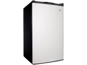 Haier HC45SG42SV 4.5 Cu. Ft. Compact Refrigerator with Half-width Freezer Compartment, stainless steel Haier HC45SG42SV 4.5 Cu. Ft. Compact Refrigerator with Half-width Freezer Compartment, stainless steel