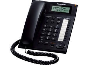 Panasonic KX-TS880B Integrated Corded Telephone System with 10 One-Touch Dialer Stations, 50-Station Phonebook, 20 Redial Memory, Black Panasonic KX-TS880B Integrated Corded Telephone System with 10 One-Touch Dialer Stations, 50-Station Phonebook, 20 Redial Memory, Black