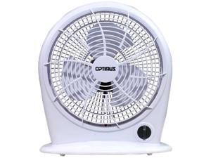 Optimus 10 in. Personal Fan Stylish 3 Speed Energy - White - F1030 Optimus 10 in. Personal Fan Stylish 3 Speed Energy - White - F1030